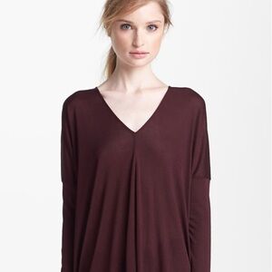 Vince Oxblood light knit long sleeve, size M